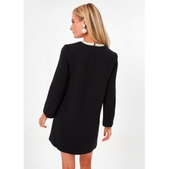 Tuckernuck | NEW Black Bow Jamie Long Sleeve Sequins Mini Dress Size XXS - Picture 3 of 12